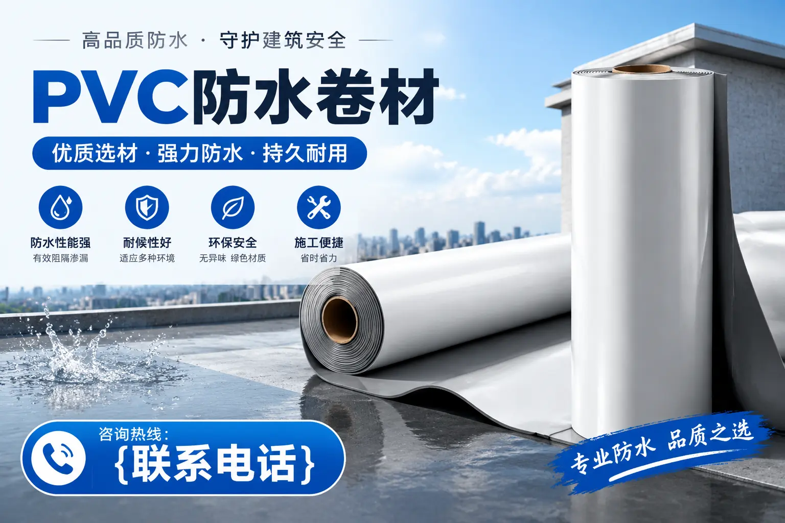 PVC防水卷材的选购技巧与注意事项，助您在商洛找到合适产品